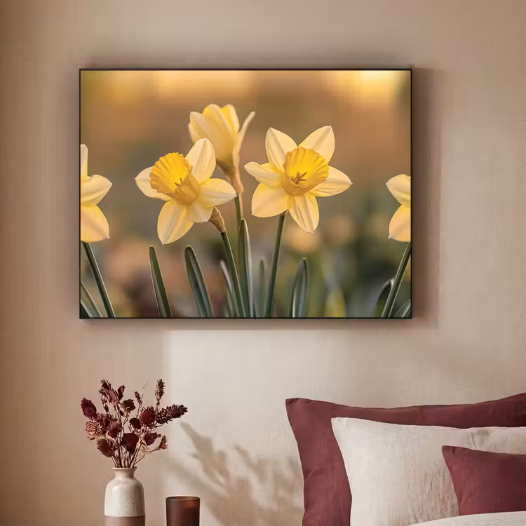 Art Frame - Bloemen - Geel - Wazig — 2