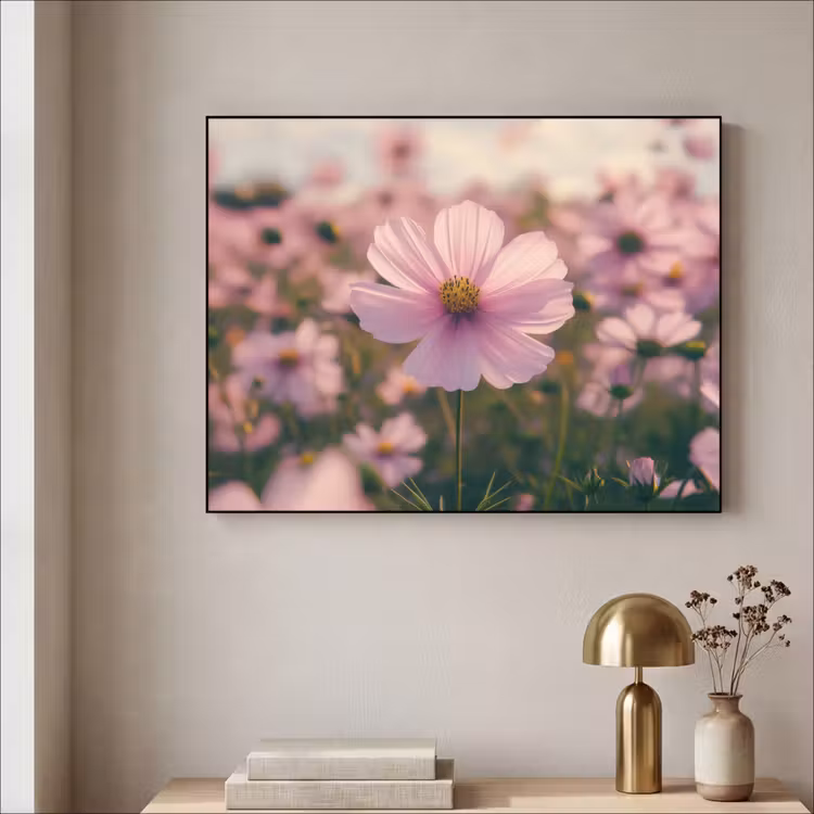 Art Frame - Bloemen - Paars - Wazig — 3