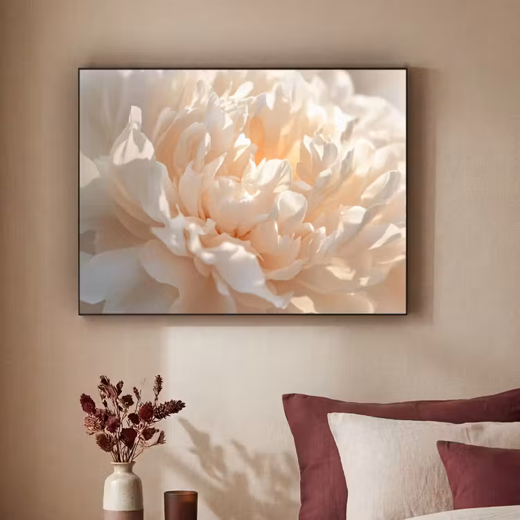 Art Frame - Close up - Pioenroos - Lichtroze — 2