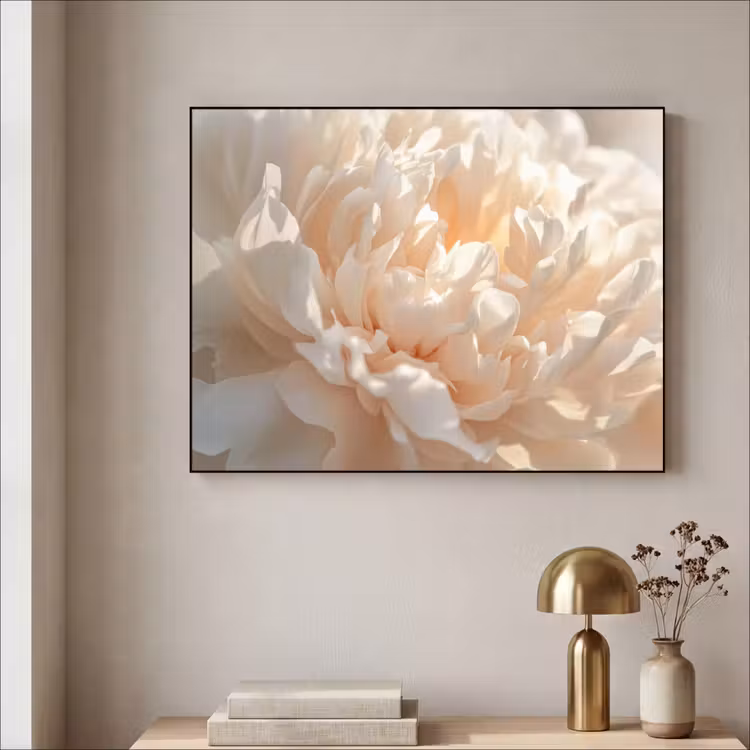 Art Frame - Close up - Pioenroos - Lichtroze — 3