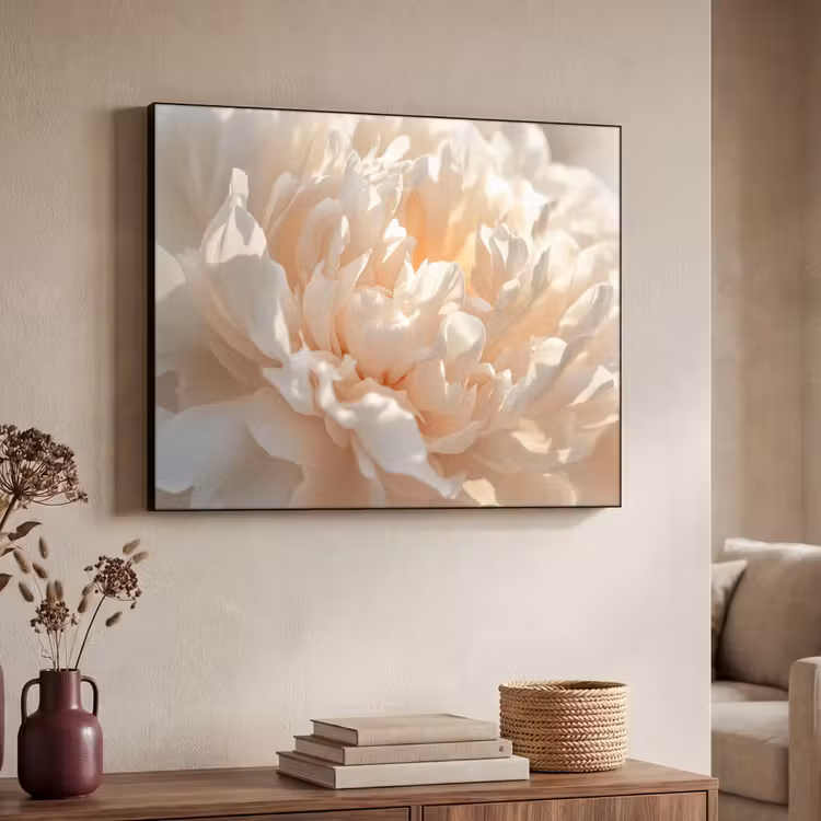 Art Frame - Close up - Pioenroos - Lichtroze — 4