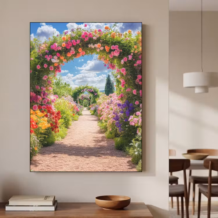 Art Frame - Doorkijk - Bloemen - Kleurrijk - Natuur — 5
