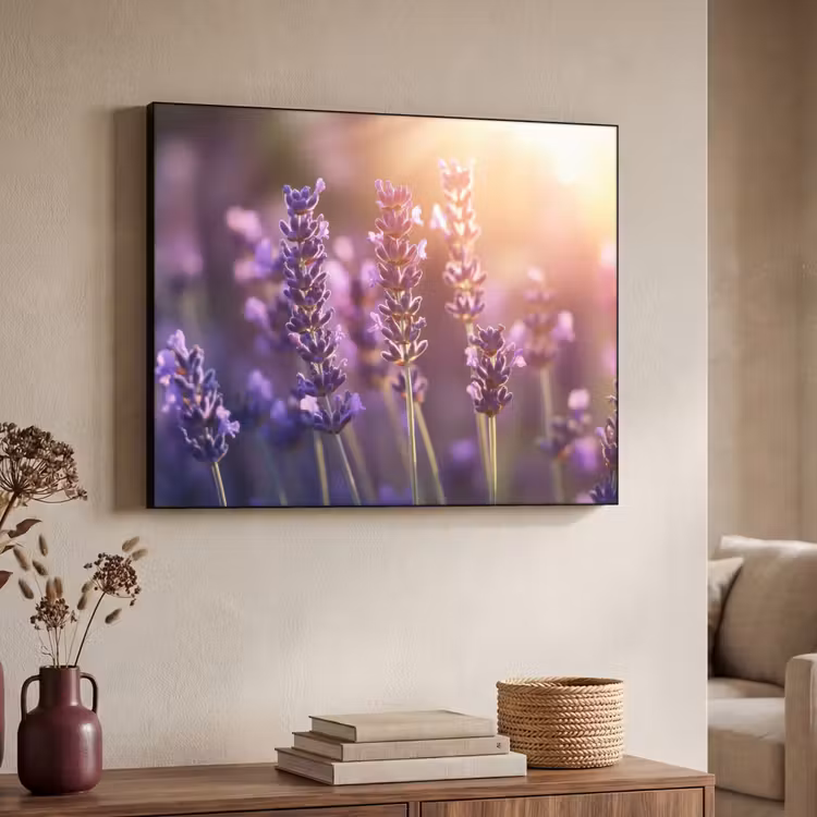 Art Frame - Lavendelbloemen - Paars - Zonlicht — 4