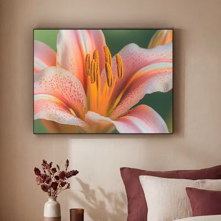 Art Frame - Lelie - Close up - Lichtroze — 2