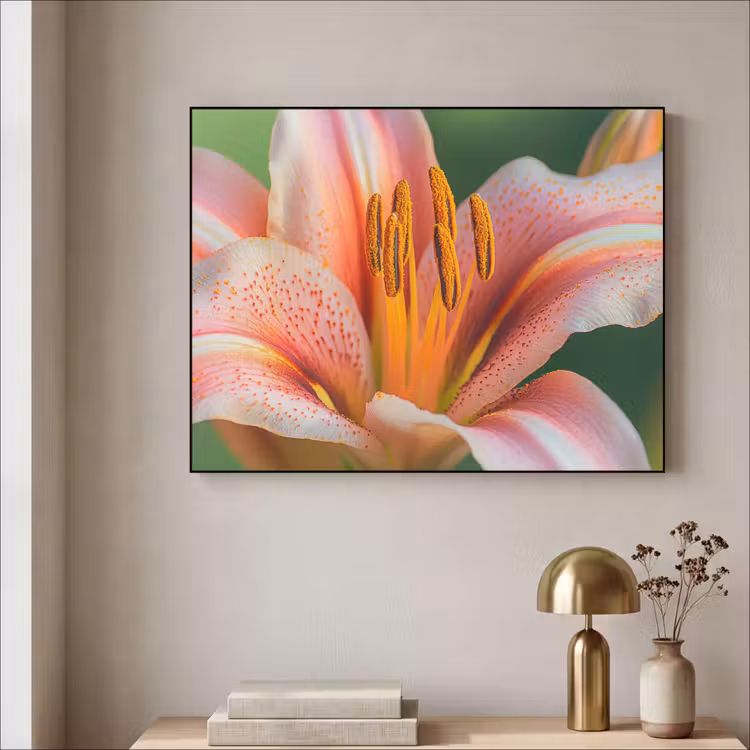 Art Frame - Lelie - Close up - Lichtroze — 3