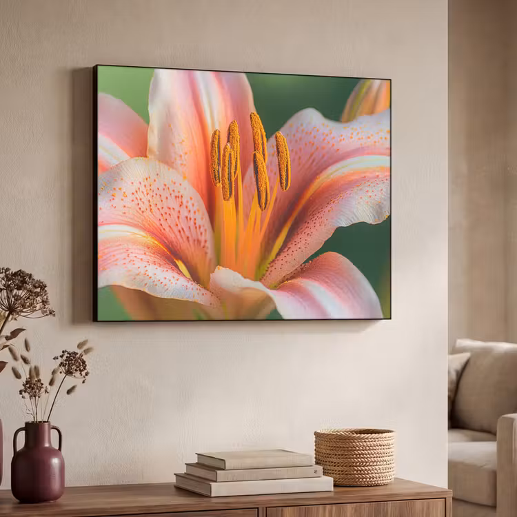 Art Frame - Lelie - Close up - Lichtroze — 4