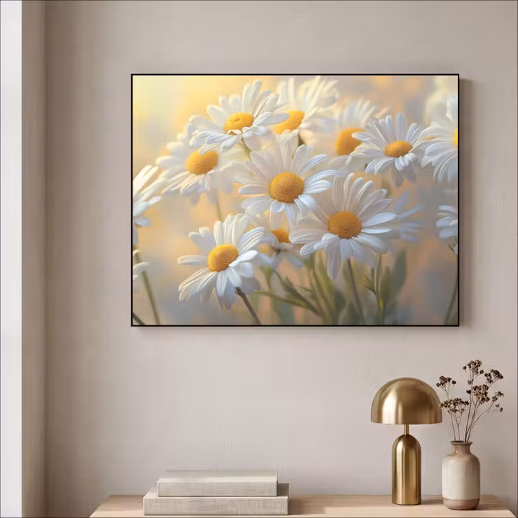 Art Frame - Madeliefjes - Wit - Zonlicht — 3