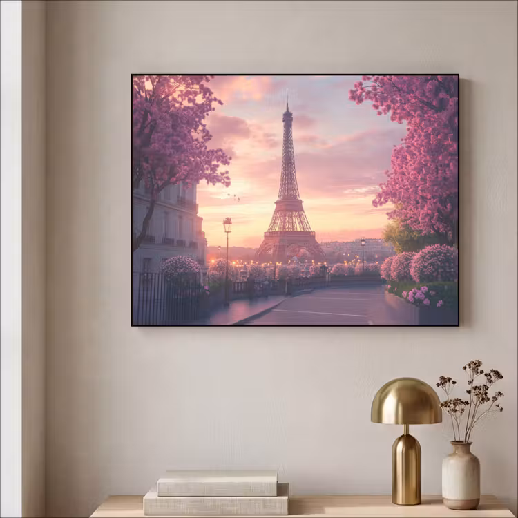 Art Frame - Eiffeltoren - Parijs - Roze — 3