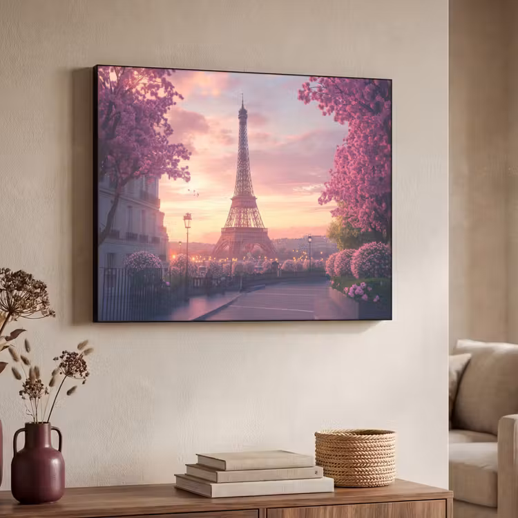 Art Frame - Eiffeltoren - Parijs - Roze — 4