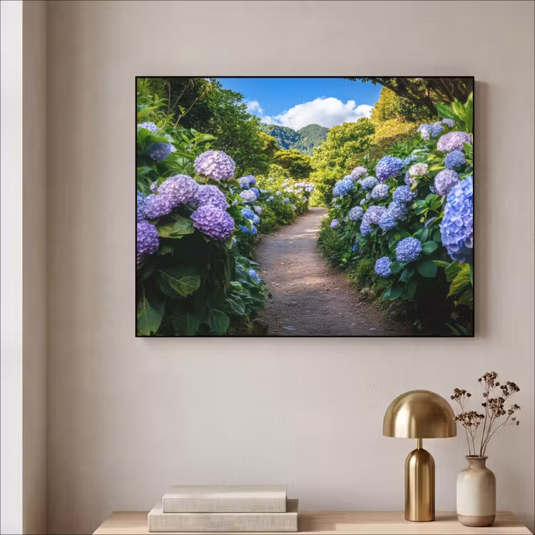 Art Frame - Hortsensia - Pad - Bloemen — 3