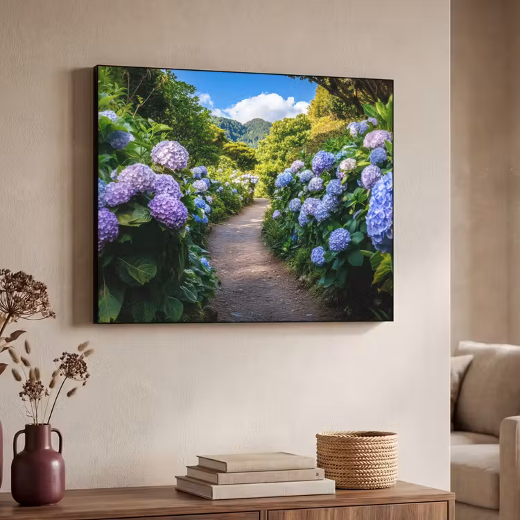 Art Frame - Hortsensia - Pad - Bloemen — 4