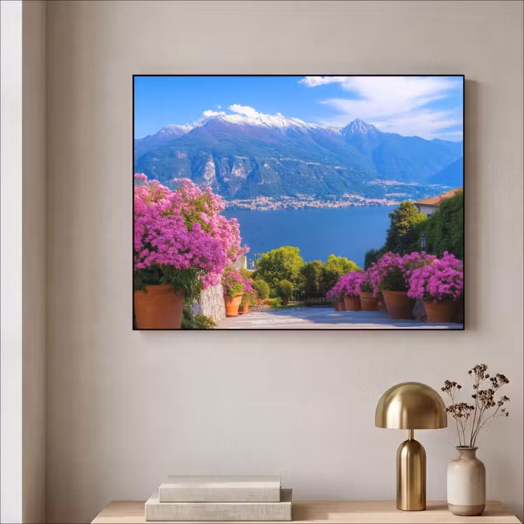 Art Frame - Lake Como - Italië - Landschap — 3