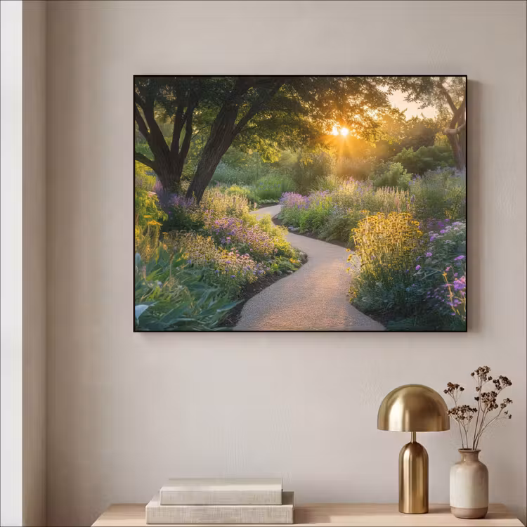 Art Frame - Pad - Bloemen - Park — 3
