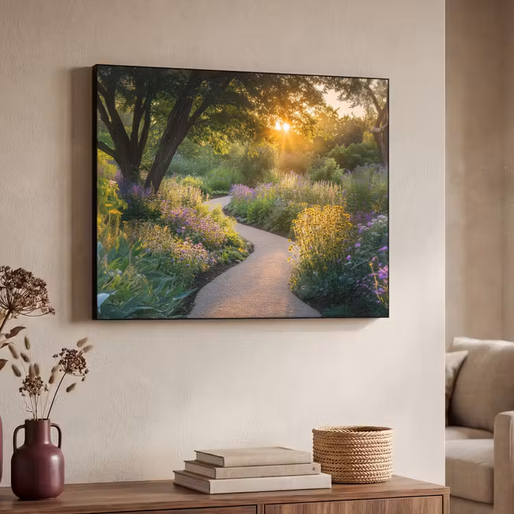 Art Frame - Pad - Bloemen - Park — 4