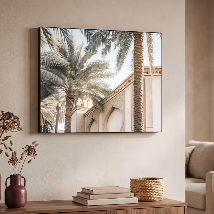 Art Frame - Gebouw - Palmbomen - Beige - Zon — 4