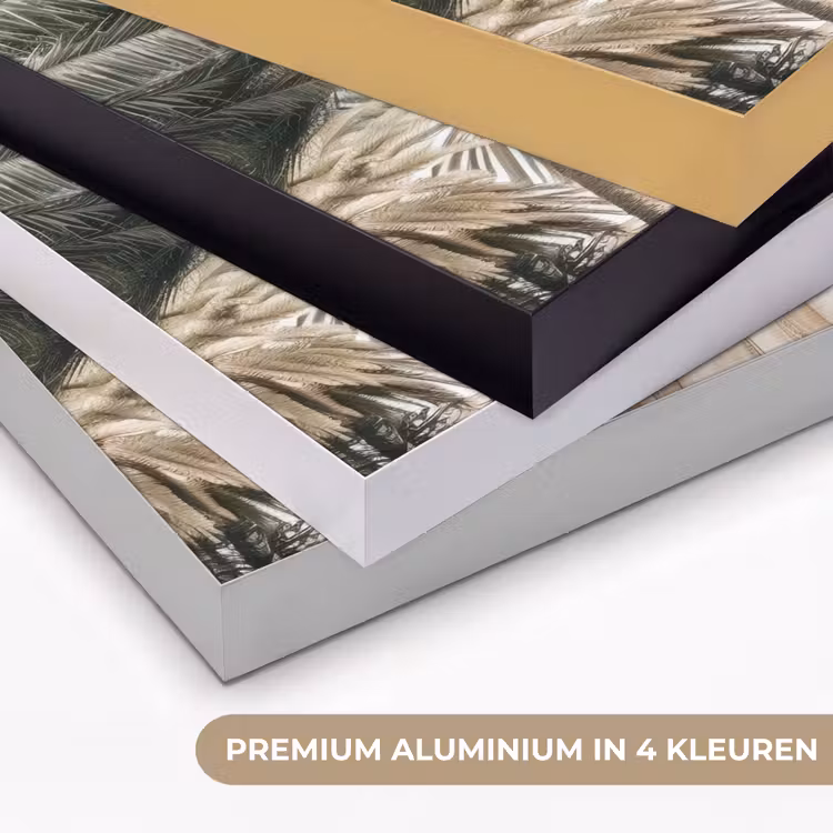 Art Frame - Gebouw - Palmbomen - Beige - Zon — 5