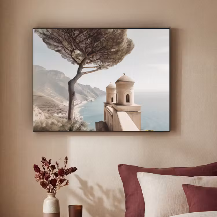 Art Frame - Kust - Klif - Boom - Gebouw — 2