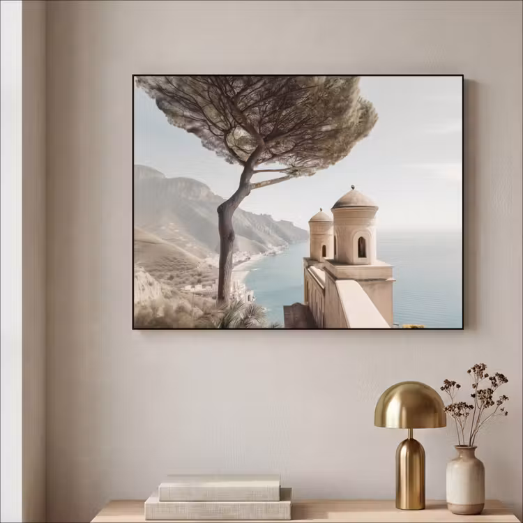 Art Frame - Kust - Klif - Boom - Gebouw — 3