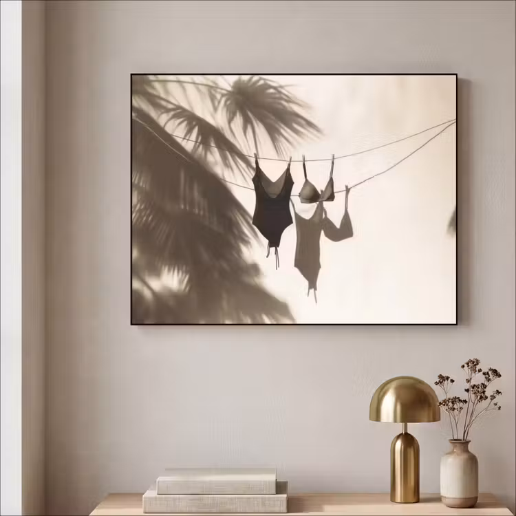 Art Frame - Badkleding - Palmbomen - Schaduw - Tropisch — 3