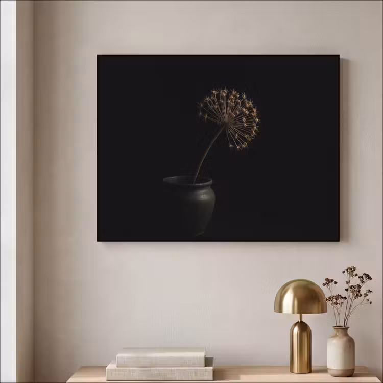 Art Frame - Bol - Gedroogd - Vaas - Zwart — 3