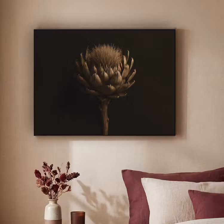Art Frame - Donkerbruin - Bloem - Textuur - Artisjok — 2