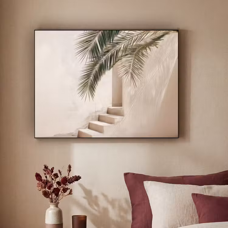Art Frame - Palmboom - Schaduw - Trap - Beige — 2
