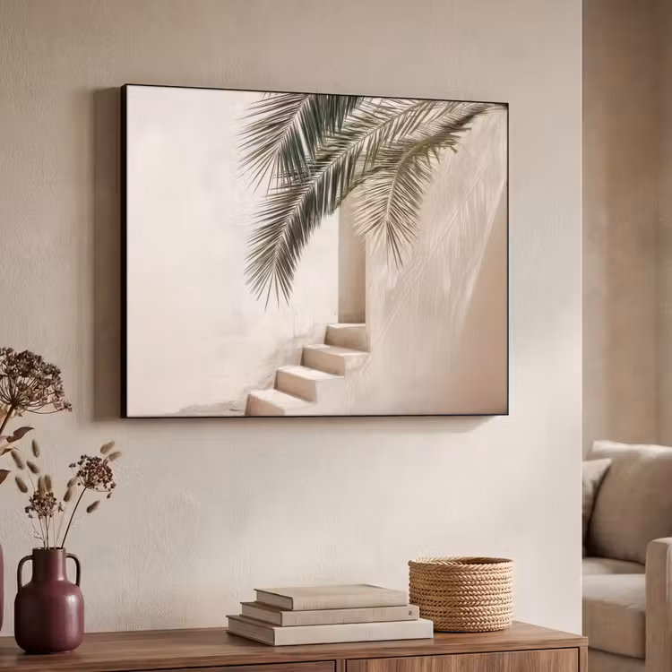 Art Frame - Palmboom - Schaduw - Trap - Beige — 4
