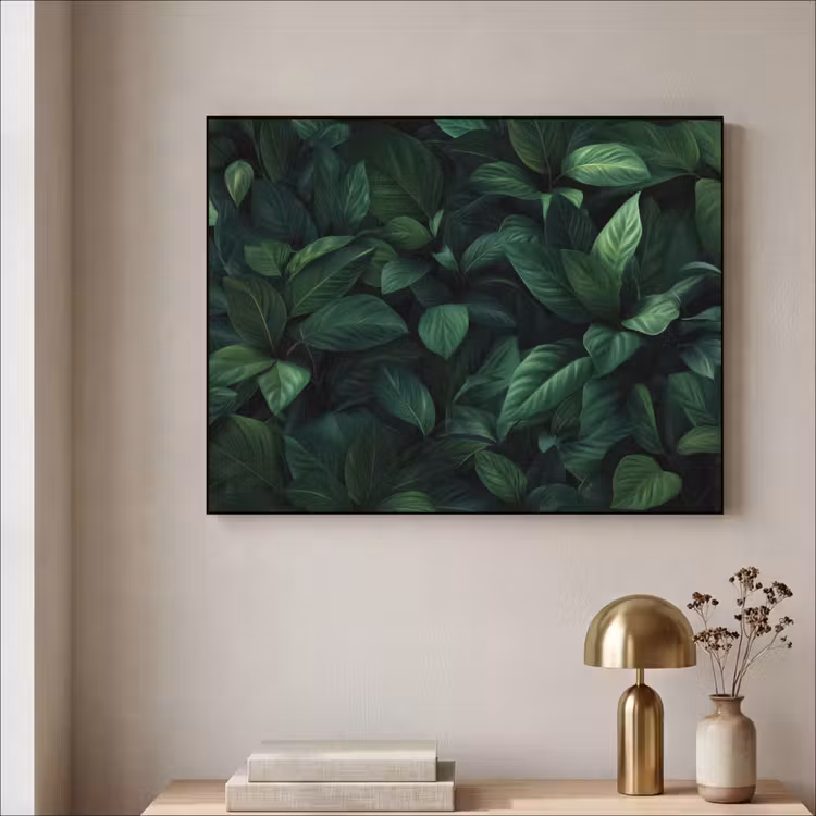 Art Frame - Bladeren - Ovaal - Groen - Nerven — 3