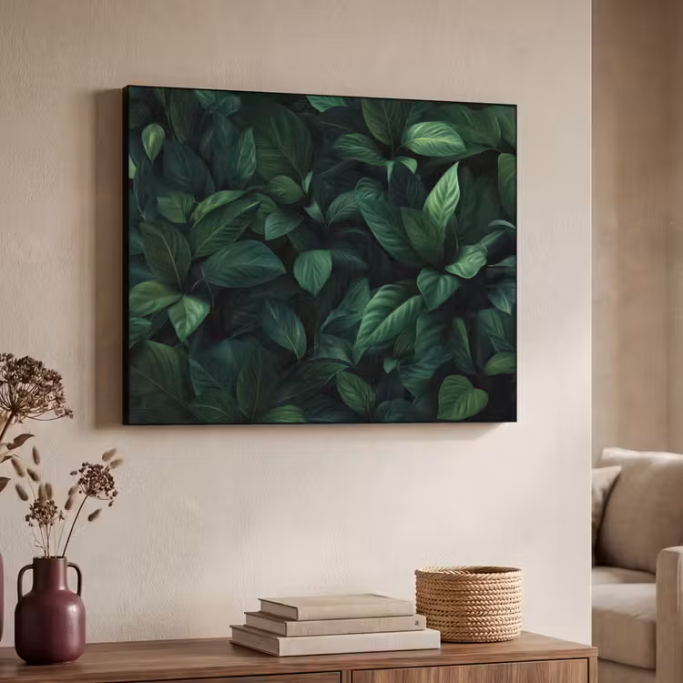 Art Frame - Bladeren - Ovaal - Groen - Nerven — 4
