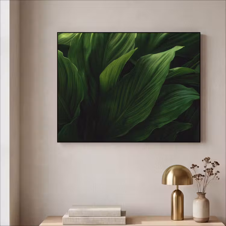 Art Frame - Bladeren - Schaduw - Groen - Textuur — 3