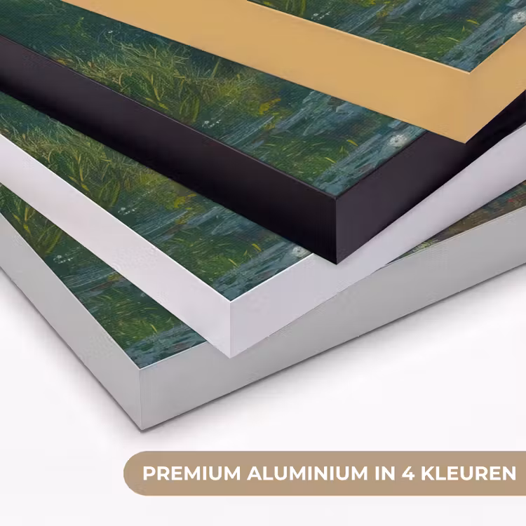Art Frame - Brug - Hout - Vijver - Waterlelies — 5