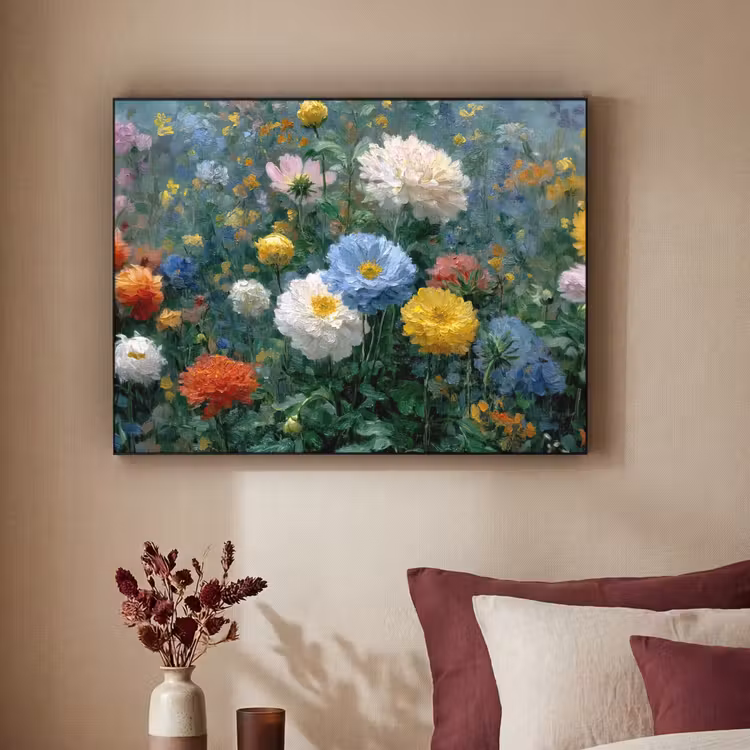 Art Frame - Close-up - Veld - Bloemen - Kleurrijk — 2