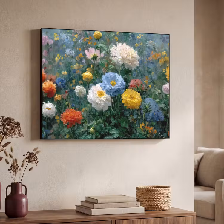 Art Frame - Close-up - Veld - Bloemen - Kleurrijk — 4