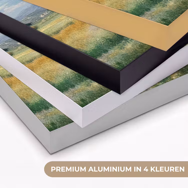 Art Frame - Landschap - Strobalen - Bergen - Wolken — 5