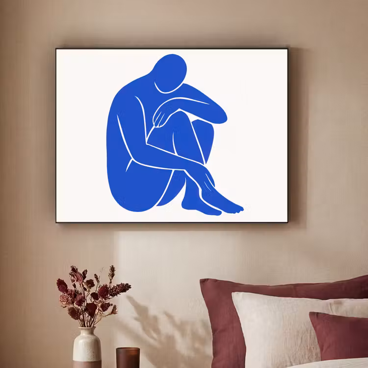 Art Frame - Lichaam - Abstract - Blauw — 2