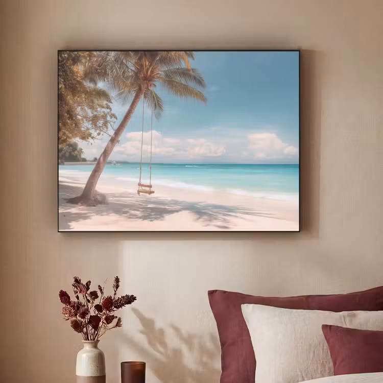 Art Frame - Palmboom - Schommel - Strand - Lucht — 2