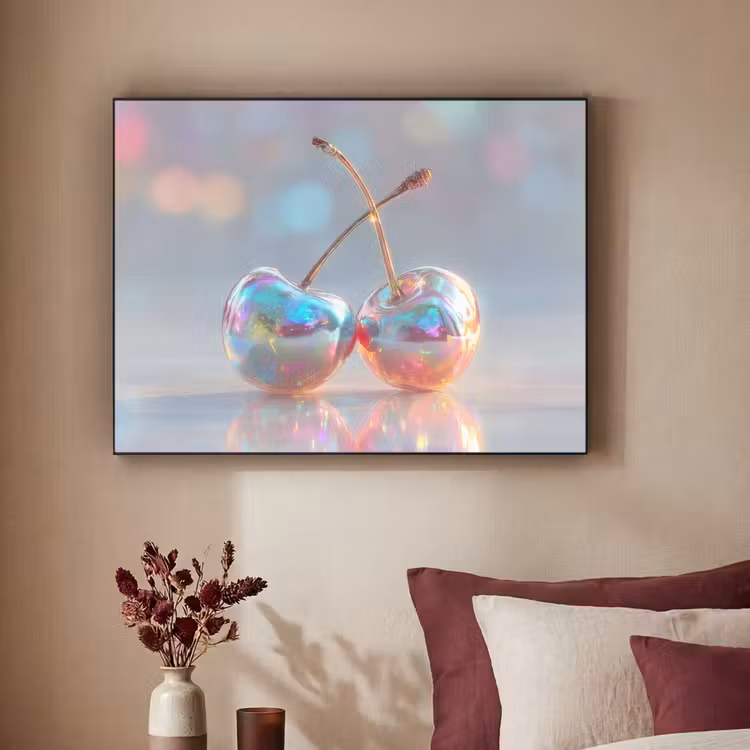 Art Frame - Kersen - Glanzend - Regenboogkleur — 2