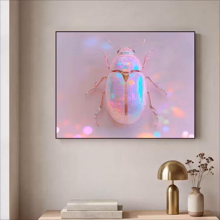 Art Frame - Kever - Metallic - Lichteffect - Roze — 3