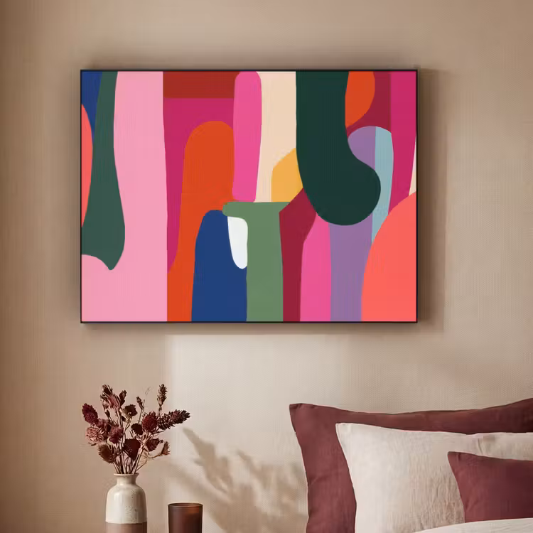 Art Frame - Kleurvakken - Recht - Rond - Abstract — 2