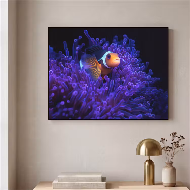 Art Frame - Koraal - Vis - Oranje - Zee — 3