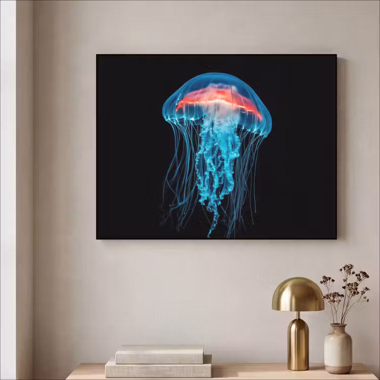 Art Frame - Kwal - Tentakels - Blauw - Licht — 3