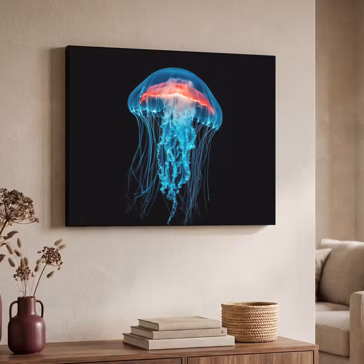 Art Frame - Kwal - Tentakels - Blauw - Licht — 4