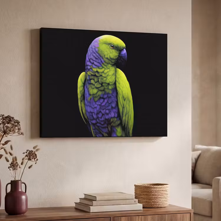 Art Frame - Papegaai - Veren - Opvallend - Groen — 4