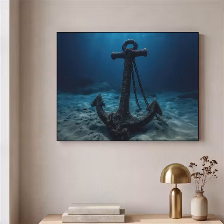 Art Frame - Anker - Ijzer - Zeebodem - Zand — 3