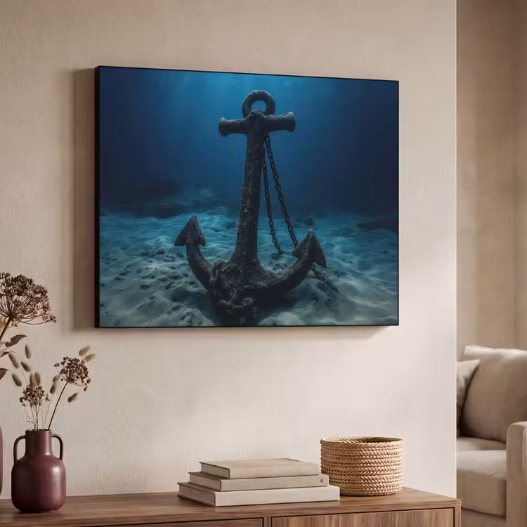Art Frame - Anker - Ijzer - Zeebodem - Zand — 4
