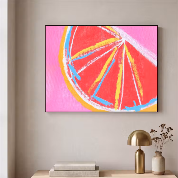 Art Frame - Grapefruit - Geschilderd - Roze - Strepen — 3