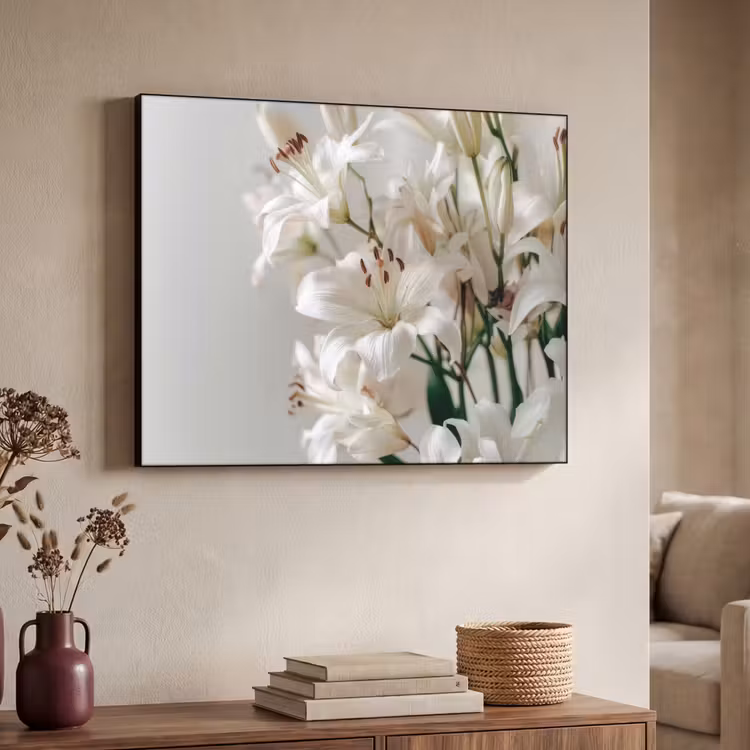 Art Frame - Lelies - Boekte - Wit - Meeldraden — 4