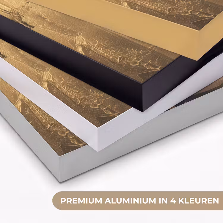 Art Frame - Abstract - Goud - Gezicht - Lippen — 5