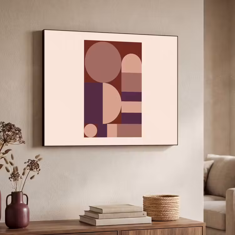 Art Frame - Geometrisch - Cirkels - Rood — 4