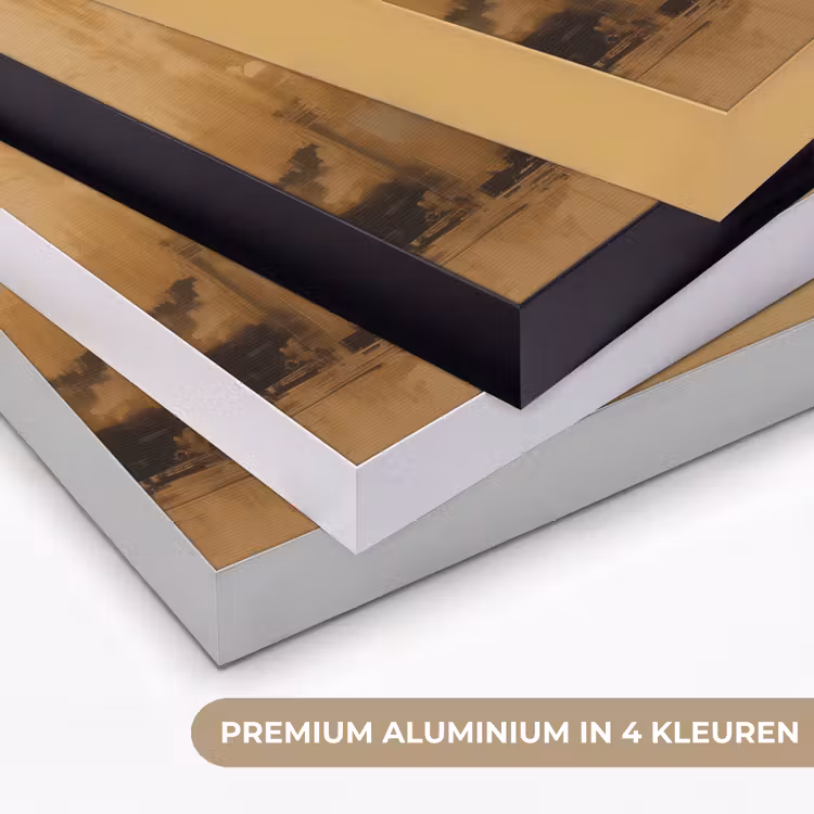 Art Frame - Goud - Abstracte penseelstreken - Moskee — 5